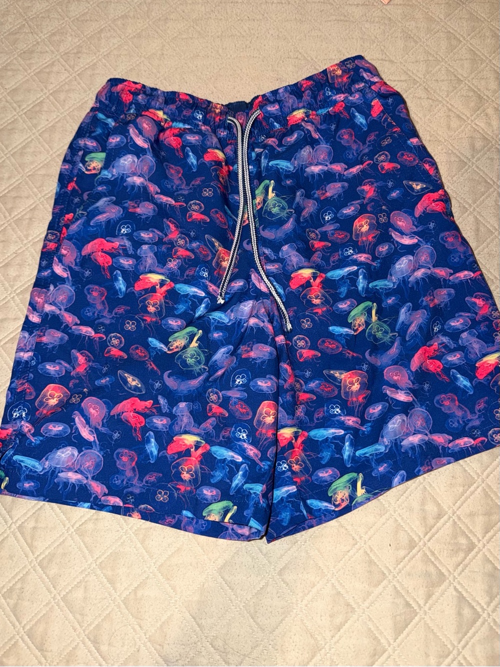 Peter Millar Kids Swim Trunks - size Large (11-12) Multicolor Jellyfish Print